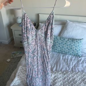 Free people midi maxi slit dress